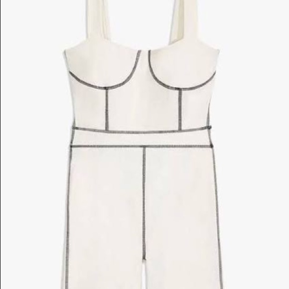 Weworewhat corset bodysuit, off white size small